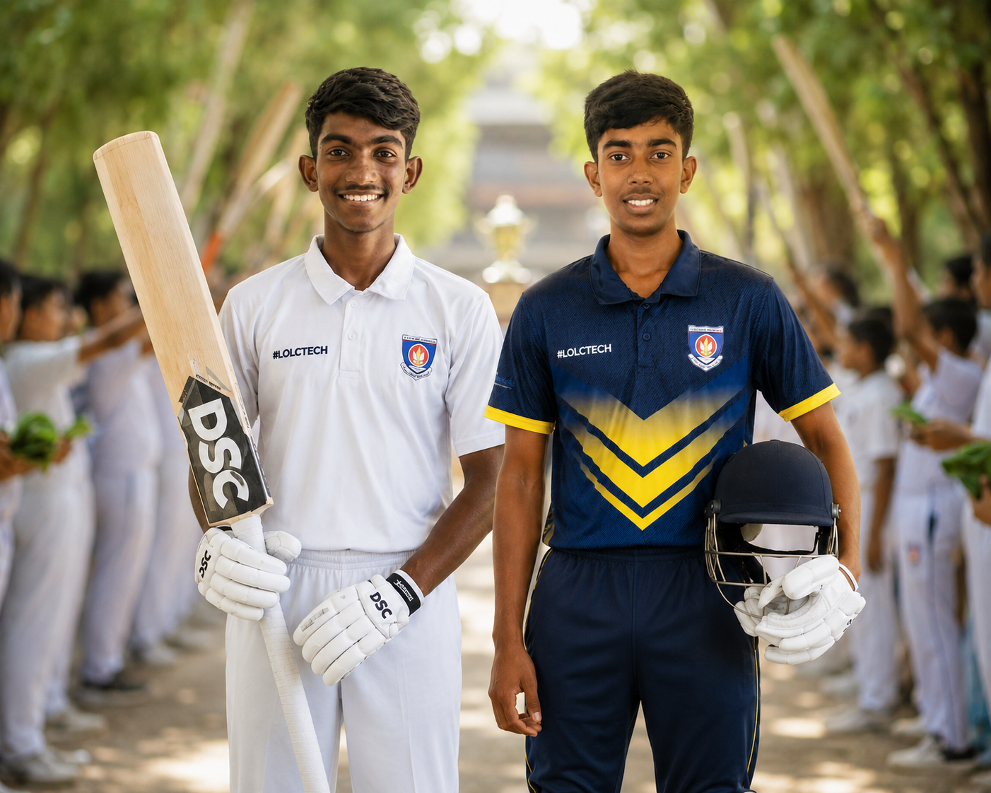 Harsha Srinath wearing custom apparel by Gavindro Clothing